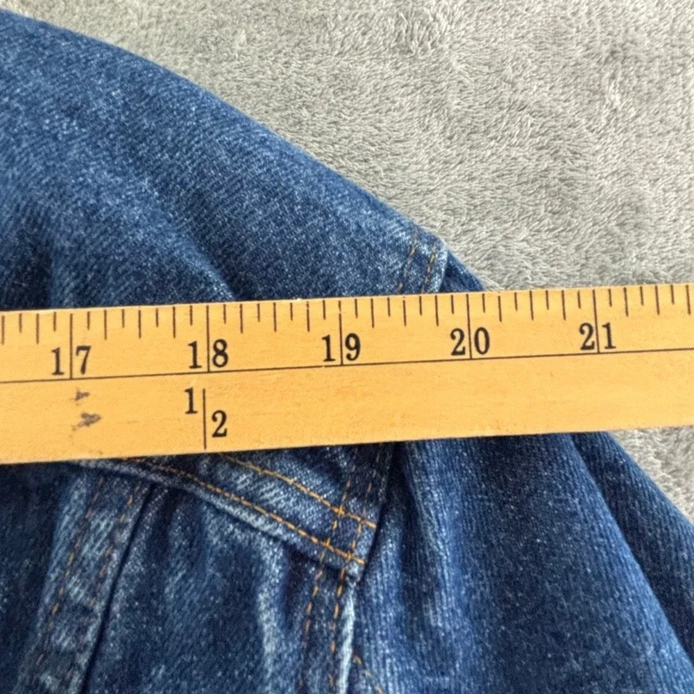 Vintage Levi's Sherpa Lined Denim Trucker Jacket Mens 44R Type III‎ USA 1980s